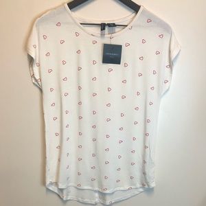 NWT Cynthia Rowley Heart Top